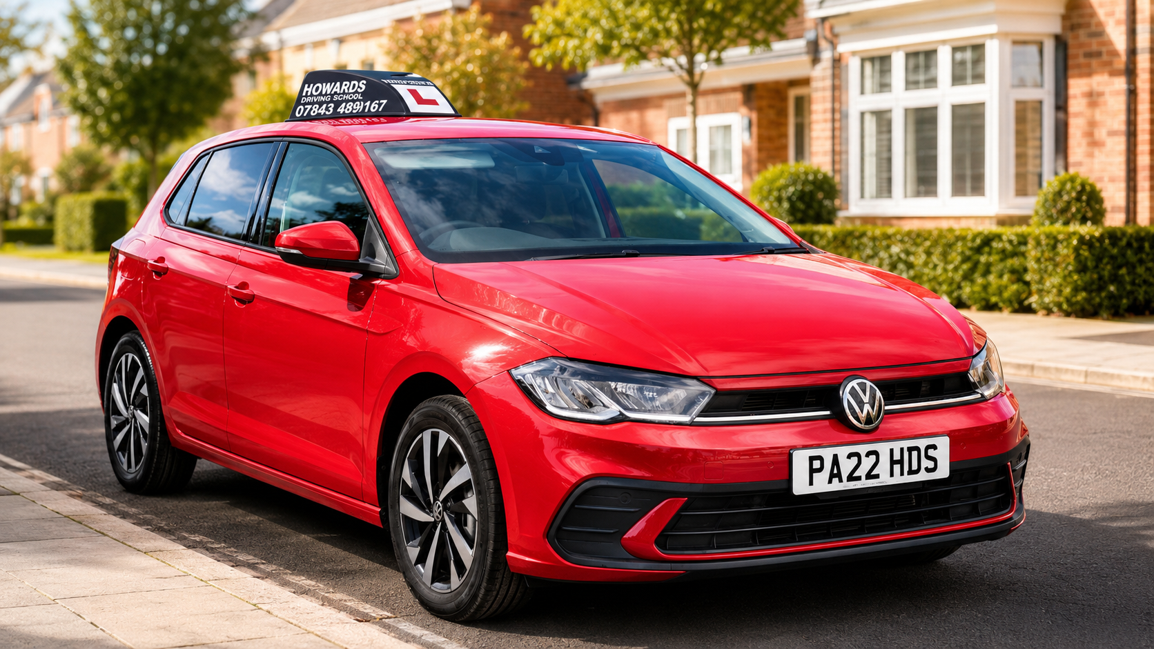 The 2026 Volkswagen Polo used for driving lessons